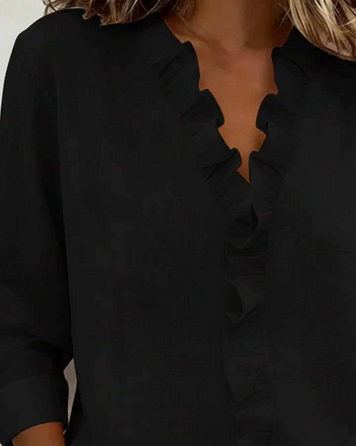 Chloe | Lightweight V-Neck Blouse