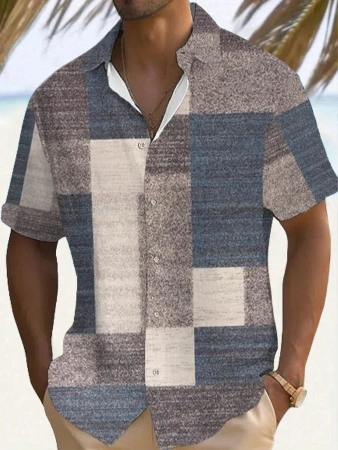 Joshua | Retro Button-Down Shirt