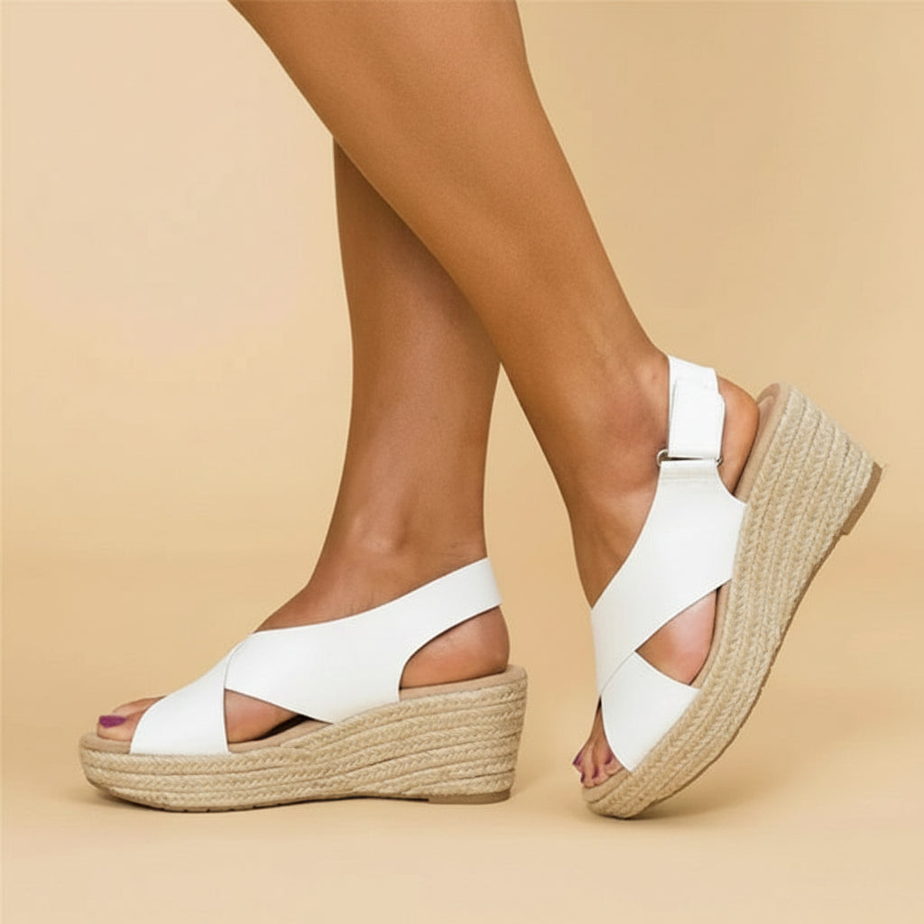 Comfortable Orthopedic Wedge Espadrilles - Clara