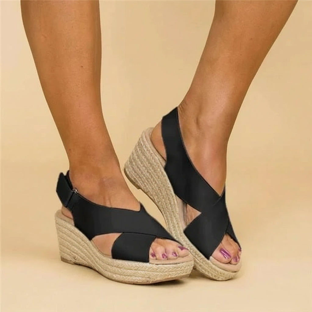 Comfortable Orthopedic Wedge Espadrilles - Clara